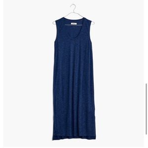 Madewell Jersey Navy Blue Tank Dress